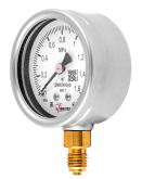 Вакуумметры, мановакуумметры, манометры общетехнические пылевлагозащищенные ДВ8008-ВУф, ДА8008-ВУф, ДМ8008-ВУф исп 1 Без заполнения