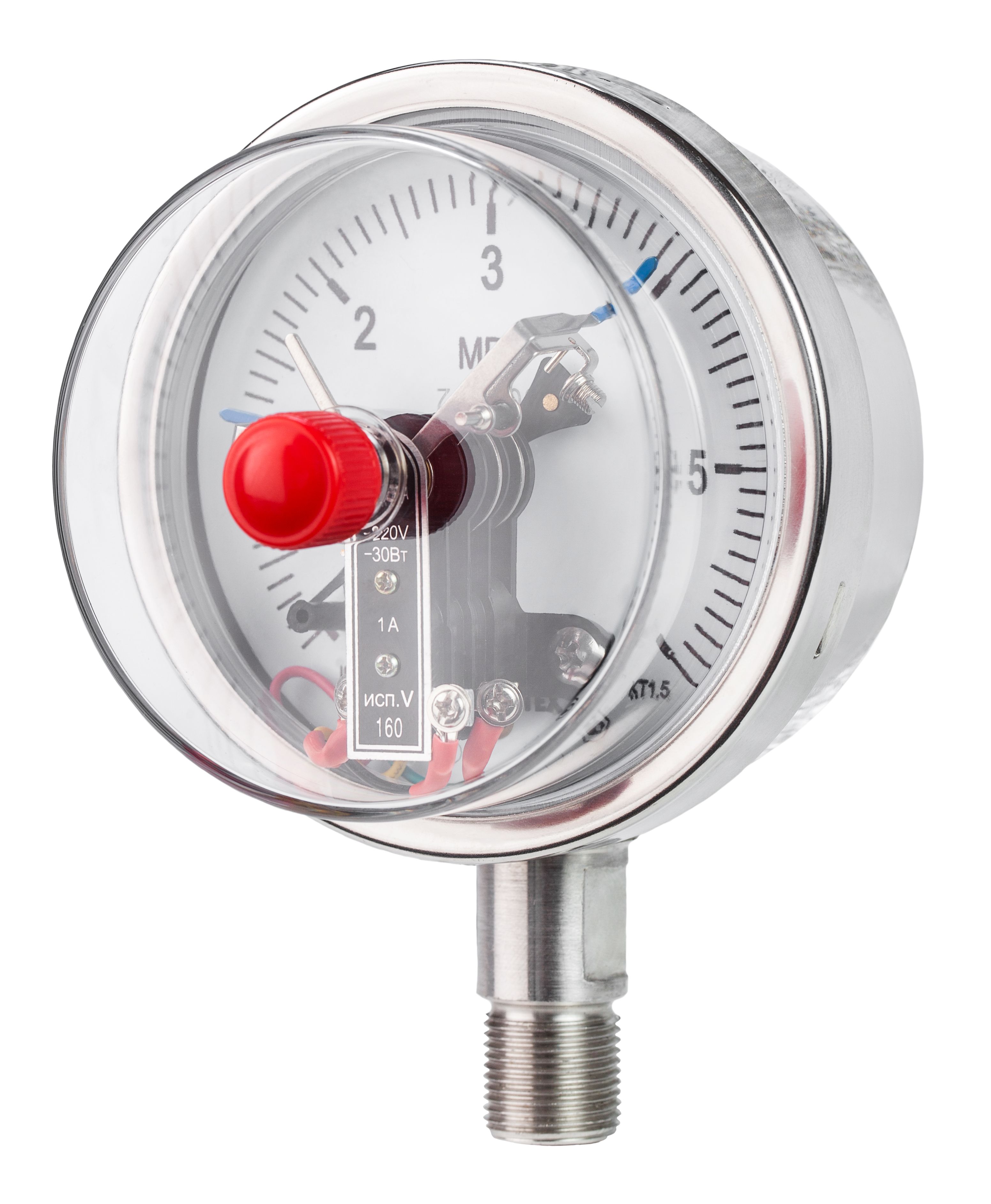 Вакуумметры, мановакуумметры, манометры электроконтактные коррозионностойкие виброустойчивые  ДВ2010ф ВУ Кс, ДА2010ф ВУ Кс, ДМ2010ф ВУ Кс