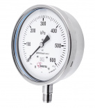 Вакуумметры, мановакуумметры, манометры виброустойчивые коррозионностойкие ДВ8008-ВУф Кс, ДА8008-ВУф Кс, ДМ8008-ВУф Кс исп 2 Б160