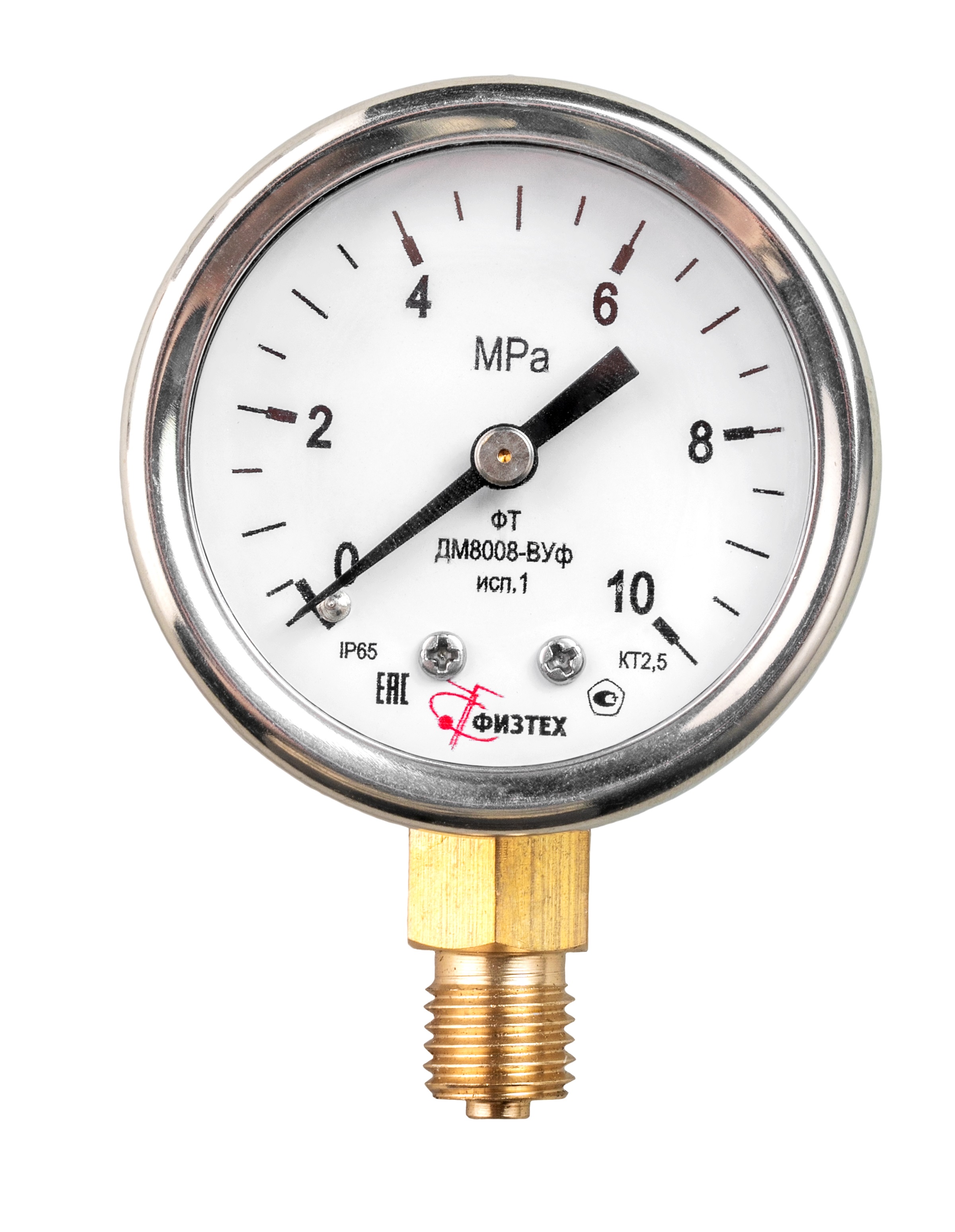 Манометры виброустойчивые ДМ8008-ВУф исп 1 d.50