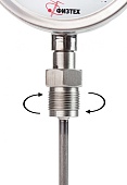 Термометры биметаллические коррозионностойкие ТБф-222 IP65 с возможностью гидрозаполнения