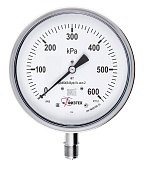 Вакуумметры, мановакуумметры, манометры коррозионностойкие ДВ8008-ВУф Кс, ДА8008-ВУф Кс, ДМ8008-ВУф Кс исп 2 Без заполнения Б160