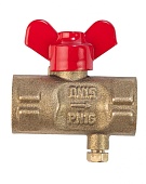 Кран шаровый трехходовой