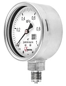 Вакуумметры, мановакуумметры, манометры коррозионностойкие ДВ8008-ВУф Кс, ДА8008-ВУф Кс, ДМ8008-ВУф Кс SG Без заполнения