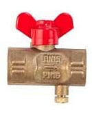 Кран шаровый трехходовой